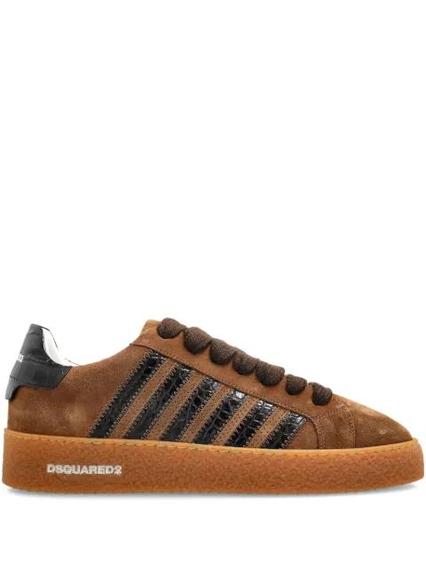 Rapper's Delight striped sneakers by DSQUARED2