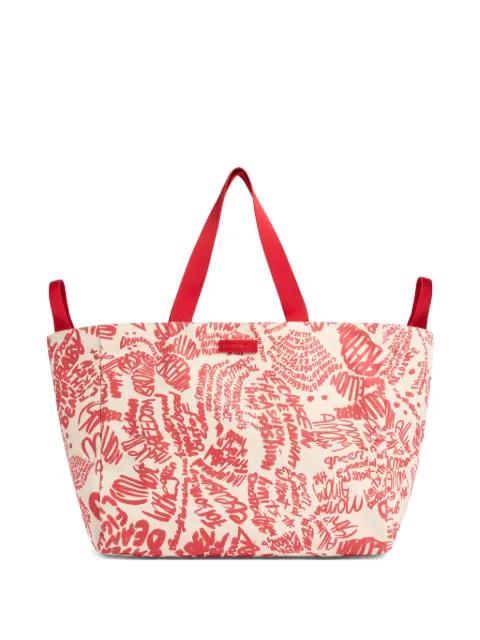 Rebel Hibiscus tote bag by DSQUARED2