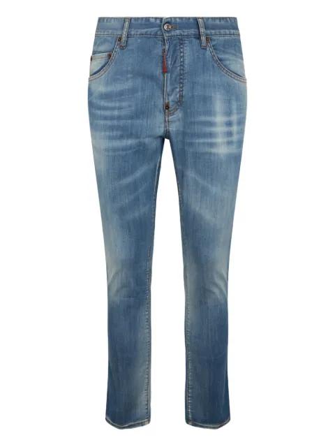 Skater logo-patch jeans by DSQUARED2