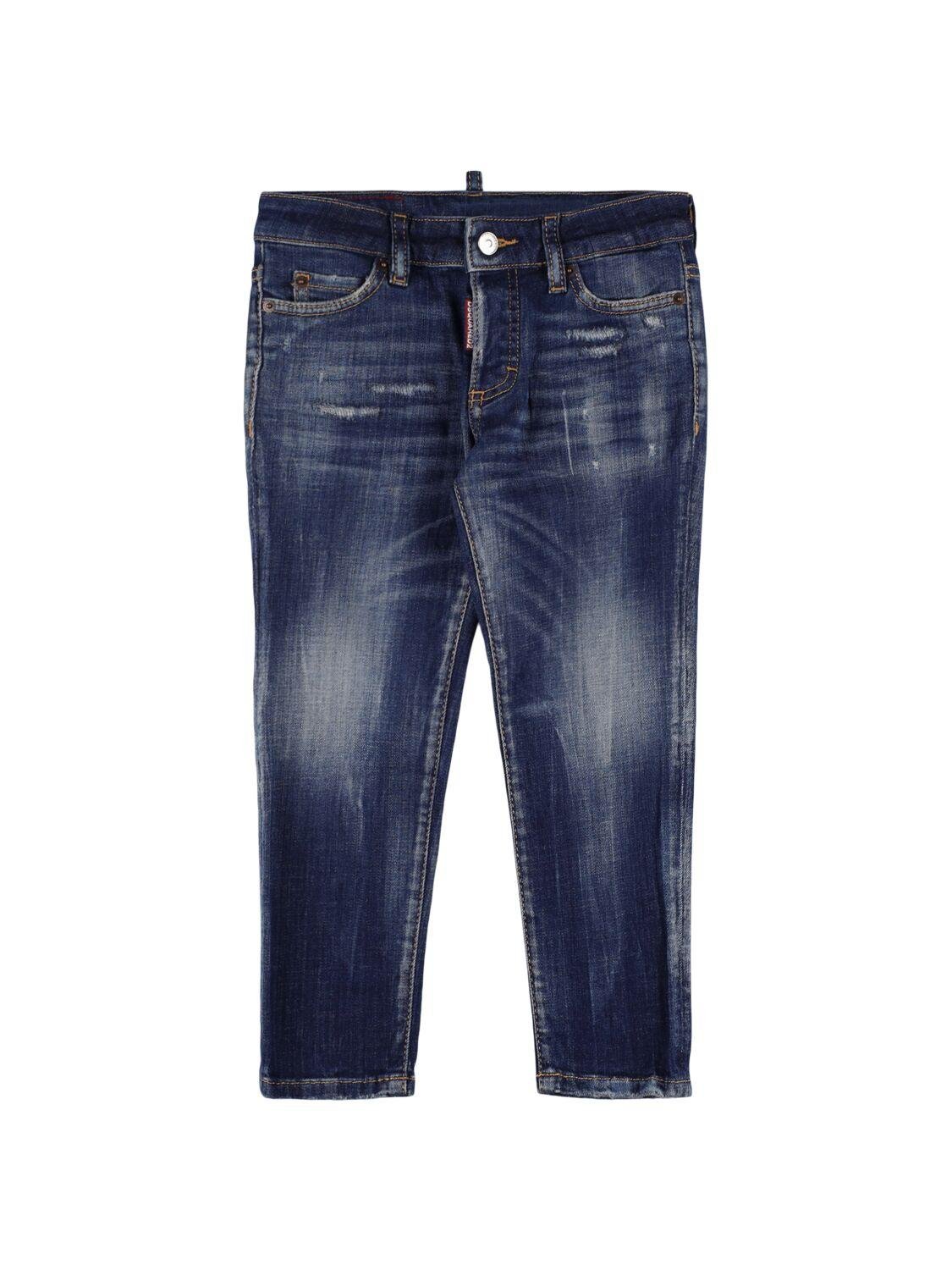 Stretch Cotton Denim Jeans by DSQUARED2