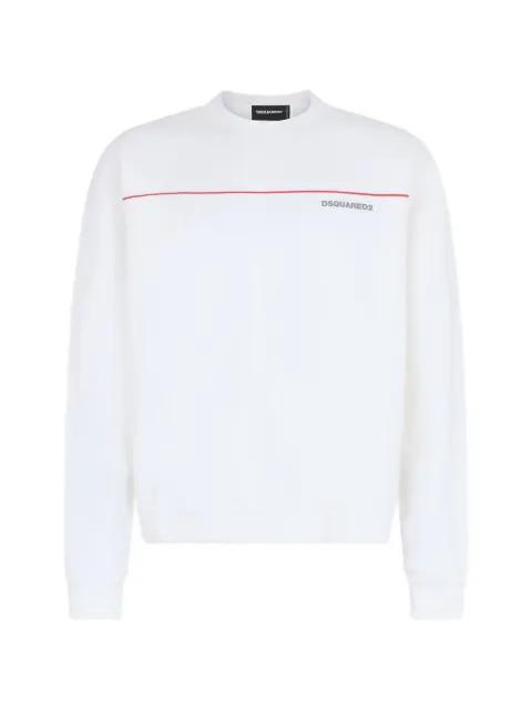 Tape crew-neck sweatshirt by DSQUARED2