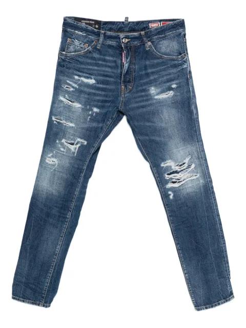 Teddy distressed jeans by DSQUARED2
