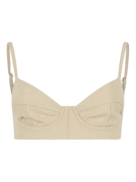 Tiki strapless top by DSQUARED2