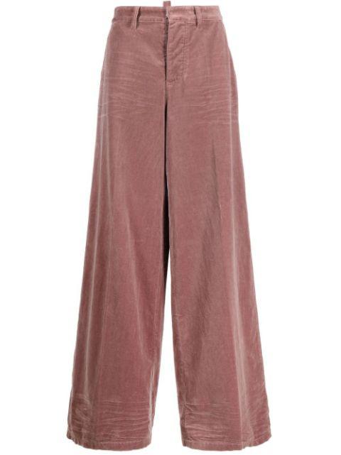 Traveller wide-leg trousers by DSQUARED2