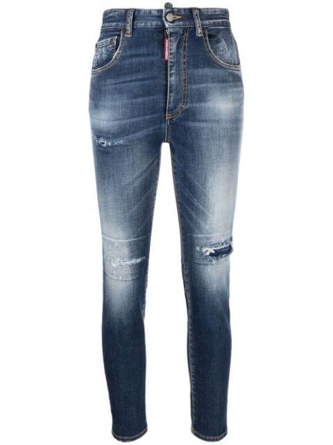 Twiggy cropped jeans by DSQUARED2