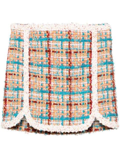 Upper East Side bouclé miniskirt by DSQUARED2