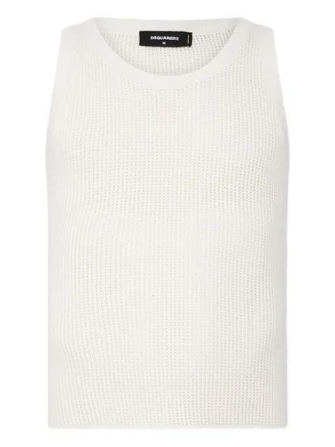 Upside Down knit tank top by DSQUARED2