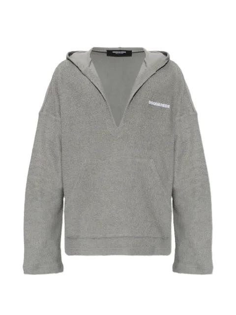 V-neck hoodie by DSQUARED2