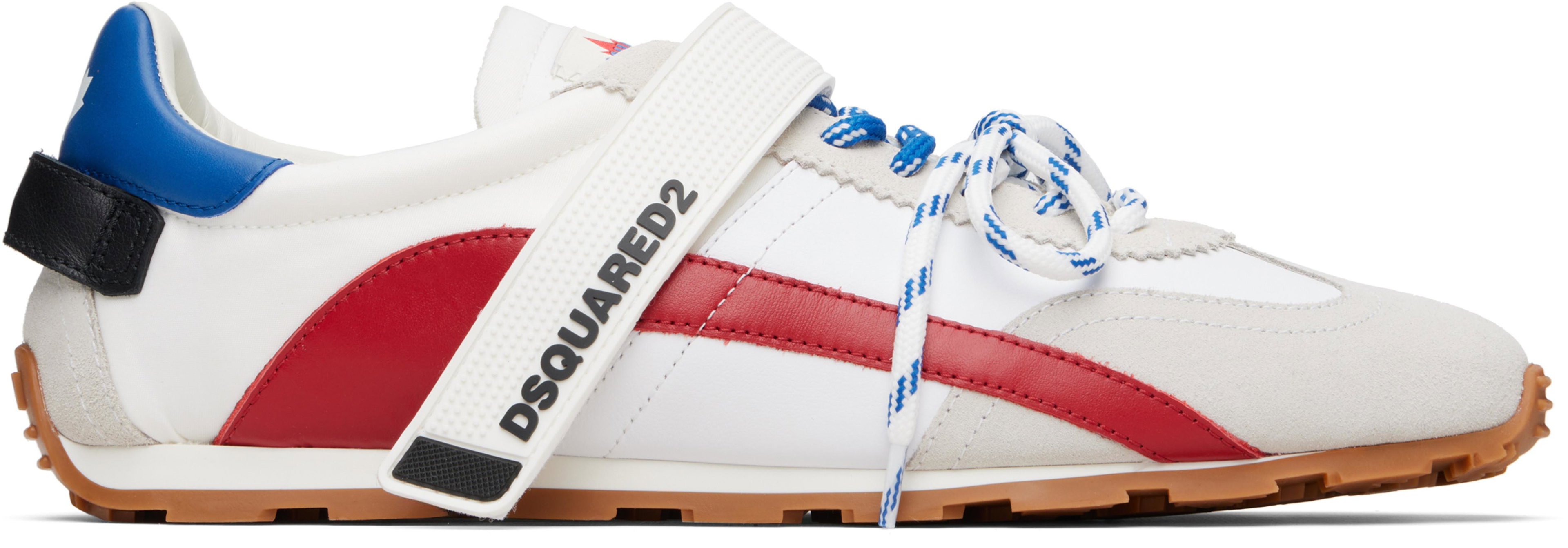 White DC-642 Sneakers by DSQUARED2