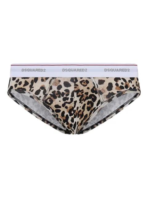 Wild2 leopard-print brief by DSQUARED2