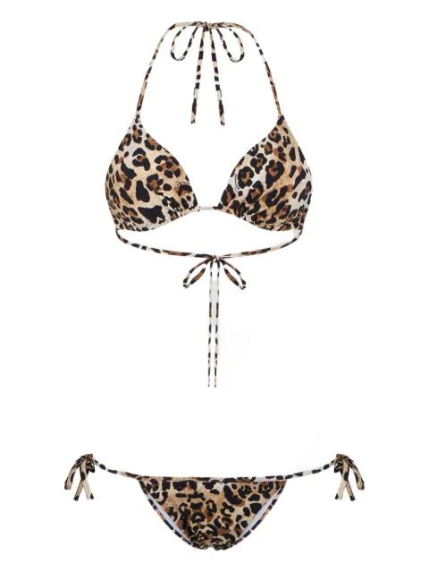 Wild2 triangle bikini top by DSQUARED2