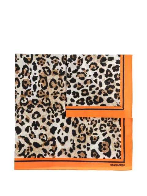 animal-print scarf by DSQUARED2