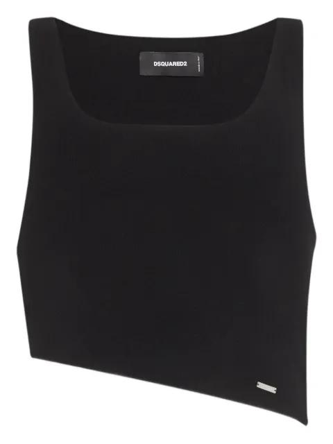 asymmetric crop top by DSQUARED2