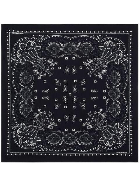 bandana-print silk foulard by DSQUARED2