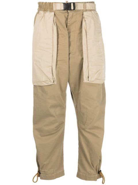 belted-waist cropped trousers by DSQUARED2