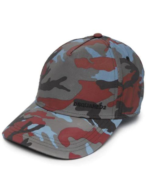 camouflage-print baseball cap by DSQUARED2
