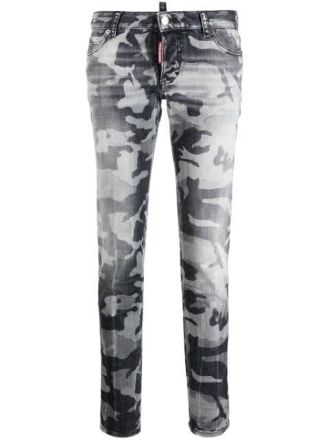 camouflage-print skinny jeans by DSQUARED2