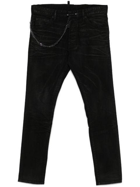 chain-detailed trousers by DSQUARED2