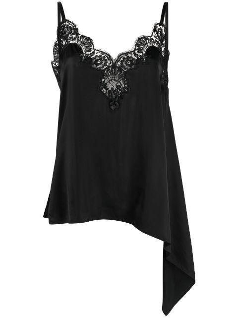 chantilly-lace asymmetric top by DSQUARED2