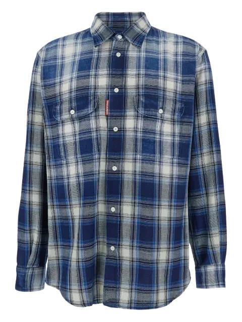 checked pocket shirt by DSQUARED2