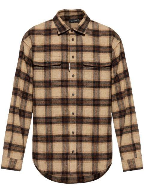 checkered shirt by DSQUARED2