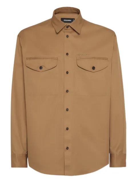 chest-pockets button-up shirt by DSQUARED2