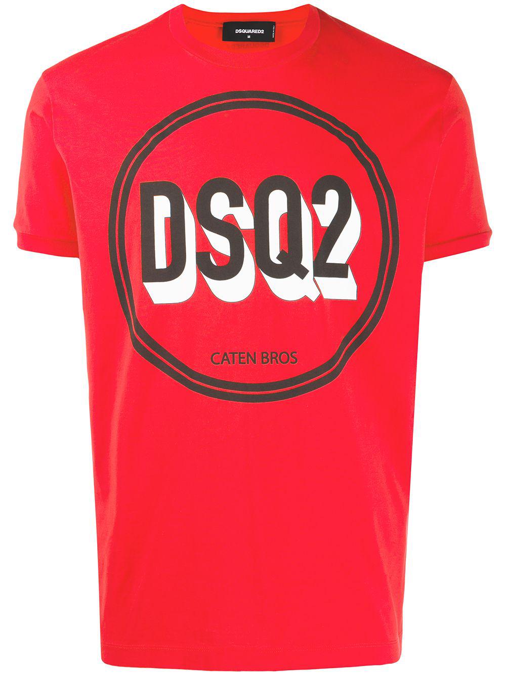 circle logo printed T-shirt by DSQUARED2