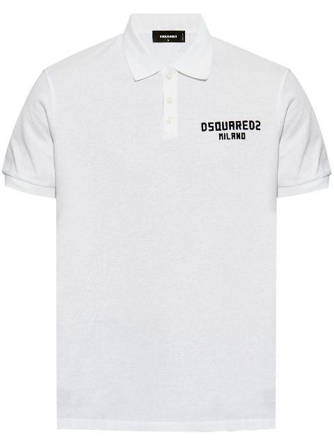 cotton polo shirt by DSQUARED2