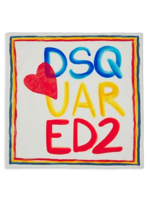 cotton scarf by DSQUARED2