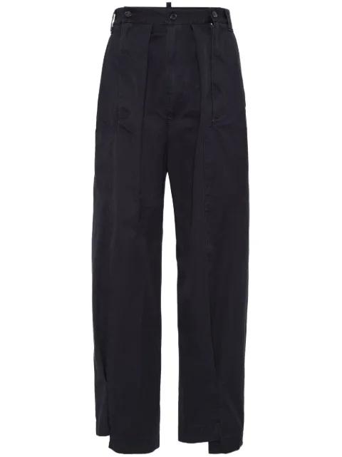 cotton straight-leg trousers by DSQUARED2