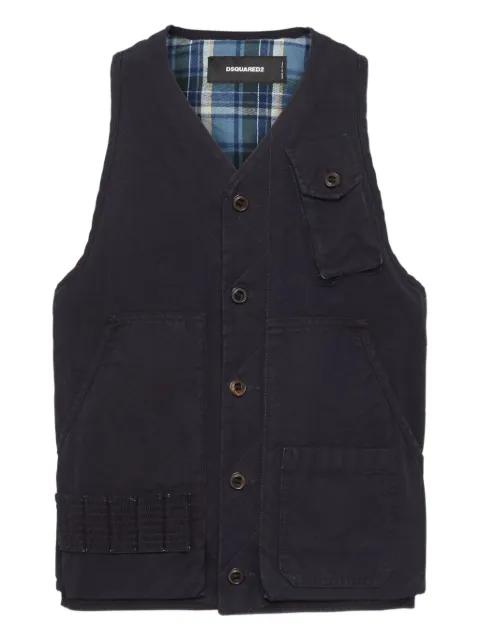 cotton vest by DSQUARED2