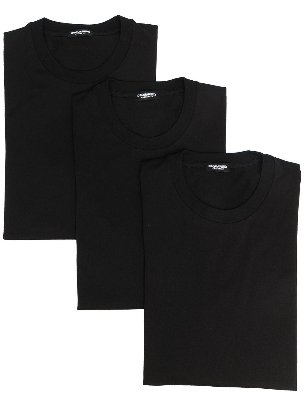 crew neck T-shirt (set of three) by DSQUARED2