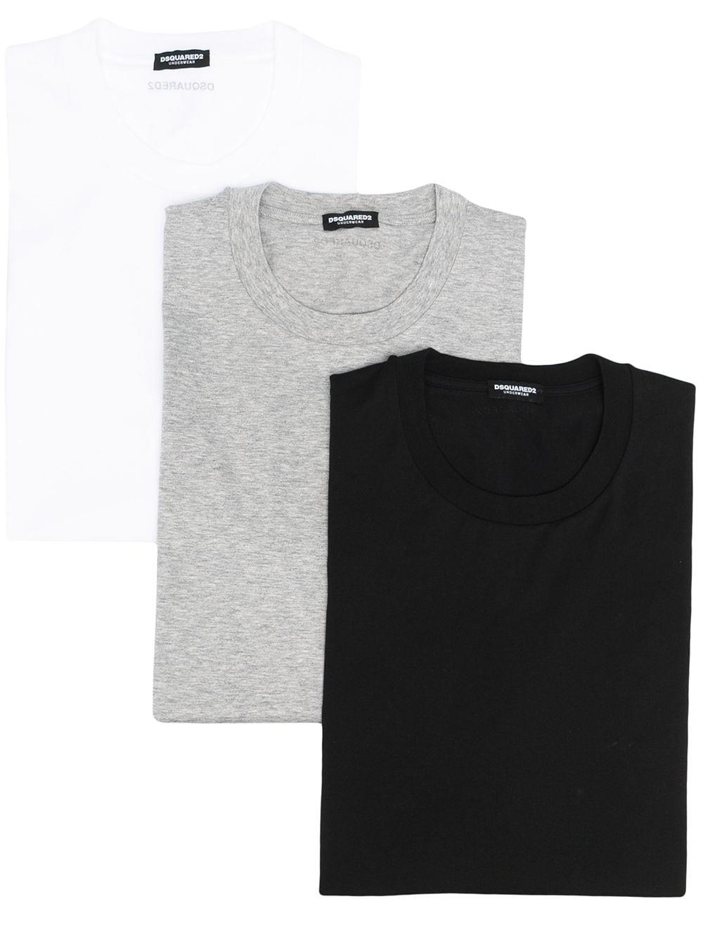 crew neck T-shirt (set of three) by DSQUARED2
