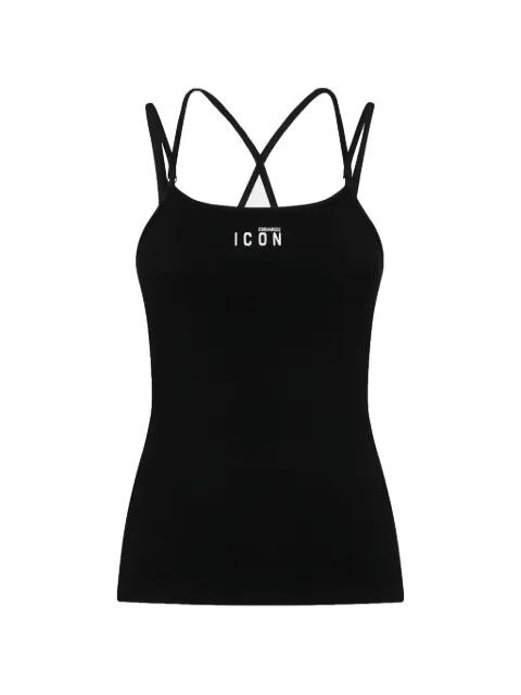 criss-cross strap tank top by DSQUARED2