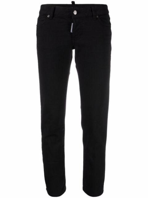 cropped low-rise trousers by DSQUARED2
