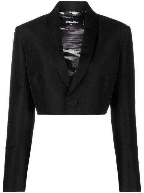 cropped tailored jacket by DSQUARED2