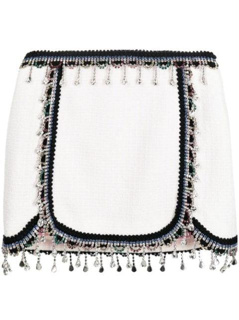 crystal-embellished mini skirt by DSQUARED2