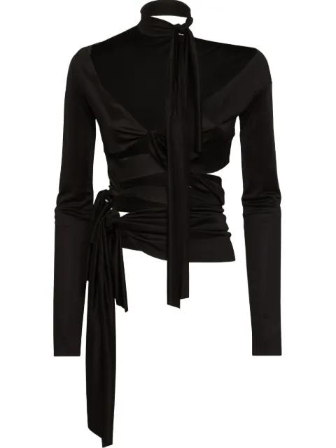 cut-out blouse by DSQUARED2