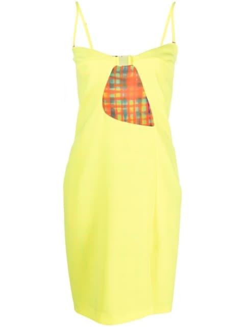 cut-out buckled minidress by DSQUARED2