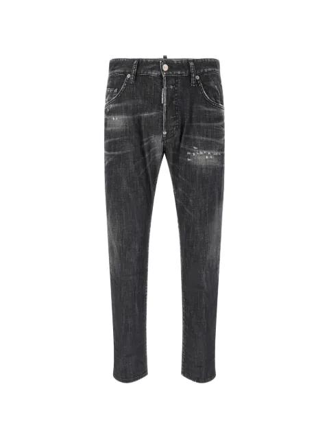 distressed cropped jeans by DSQUARED2