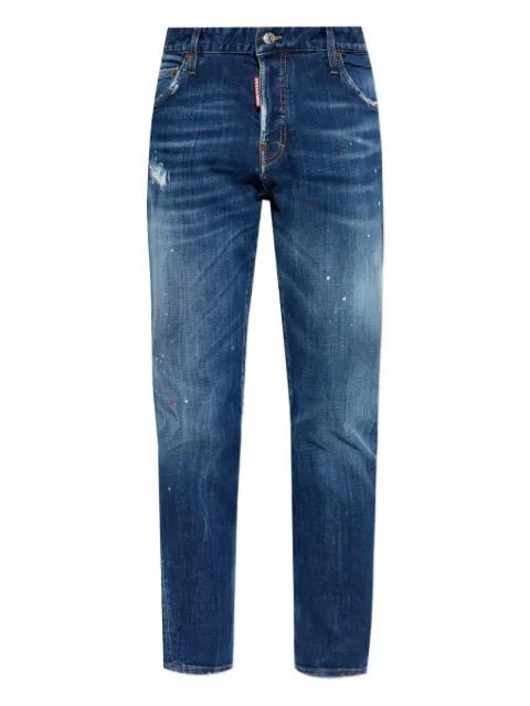distressed denim jeans by DSQUARED2
