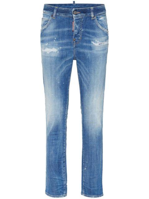 distressed skinny jeans by DSQUARED2