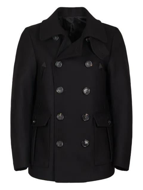 double-breasted pocket coat by DSQUARED2