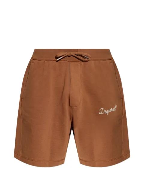 drawstring embroidered-logo track shorts by DSQUARED2