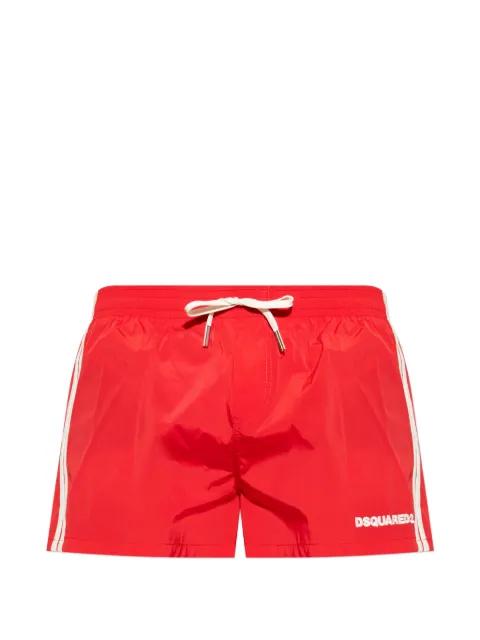 drawstring stripe swim shorts by DSQUARED2