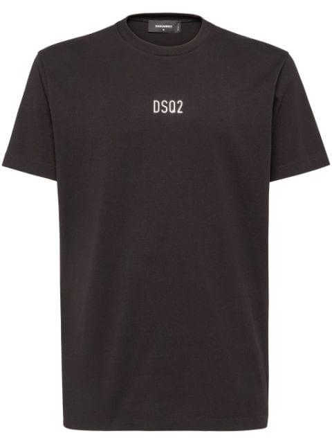 embossed-logo cotton T-shirt by DSQUARED2