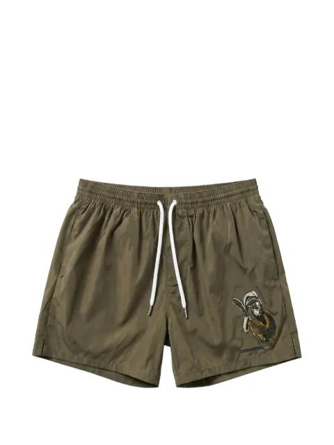 embroidered-detail swim shorts by DSQUARED2