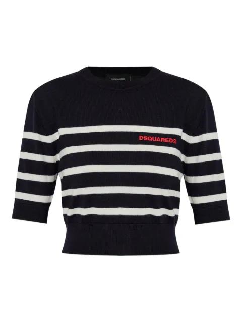embroidered-logo T-shirt by DSQUARED2