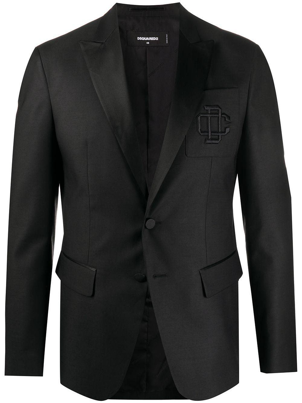 embroidered logo blazer by DSQUARED2