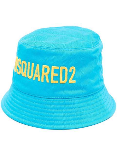 embroidered-logo bucket hat by DSQUARED2